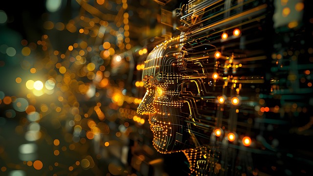 Free ai generated technology circuits illustration