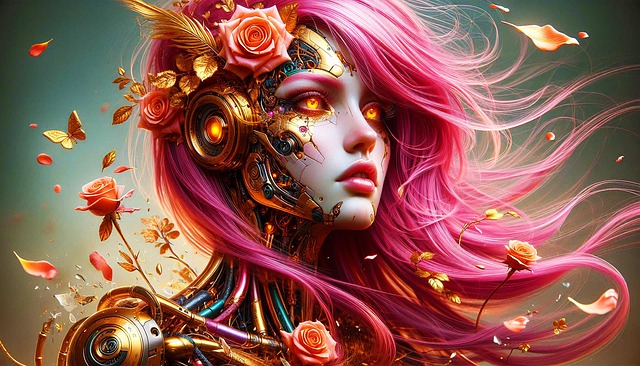 Ai Genereret, Kvinde, Android, Cyborg