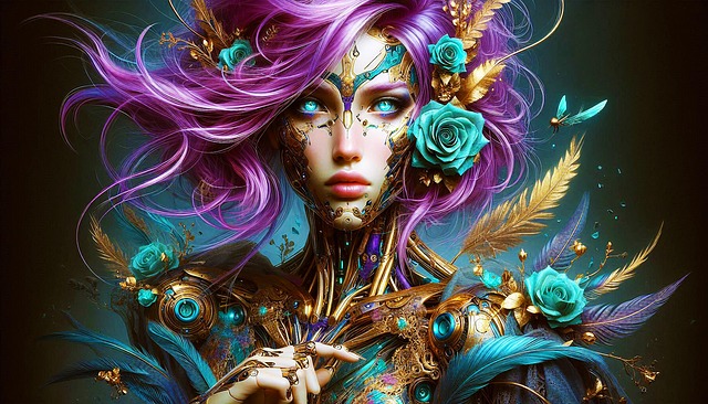 Ai Genereret, Kvinde, Android, Cyborg
