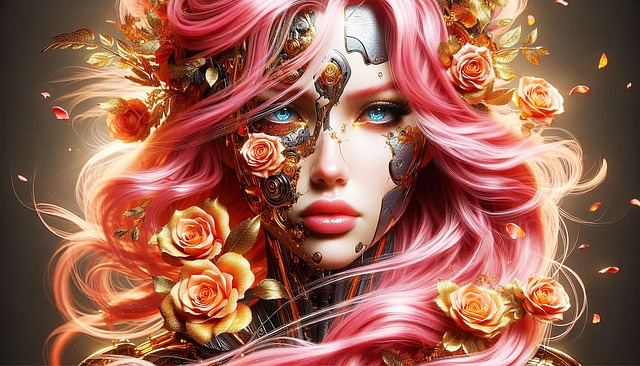 Ai Genereret, Kvinde, Android, Cyborg