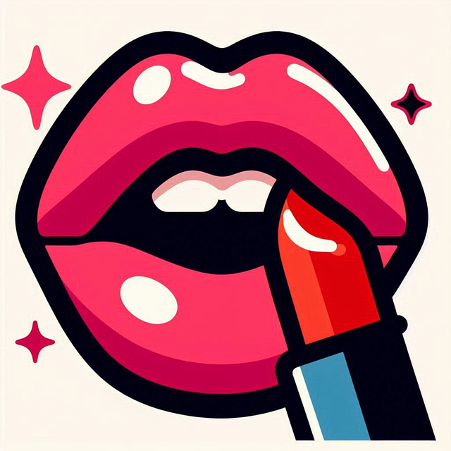 Ai Generiert, Frau, Lippenstift, Bilden