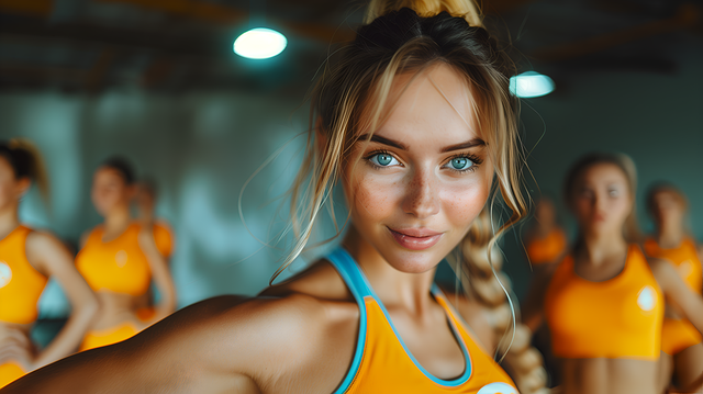 Free ai generated women exercise illustration