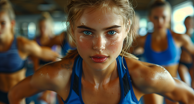 Free ai generated women exercise illustration