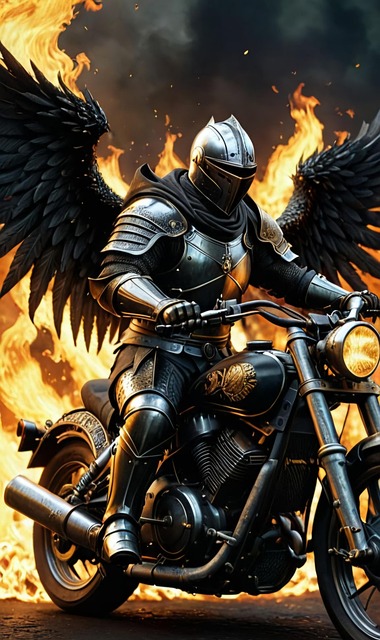 Free Ai Generated Motorcycle illustration and picture