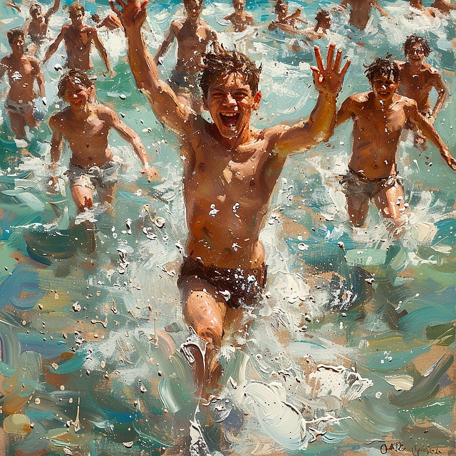 Ai Generiert, Ozean, Strand, Lauf