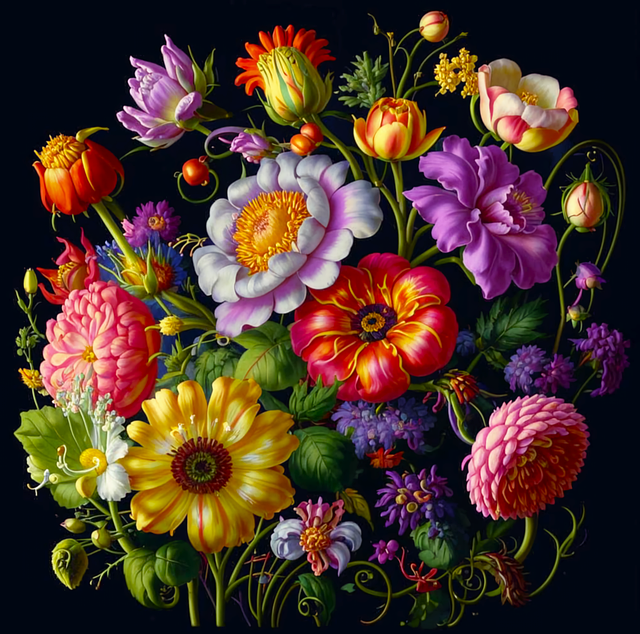 Flowers, Garden, Bouquet, Still Life