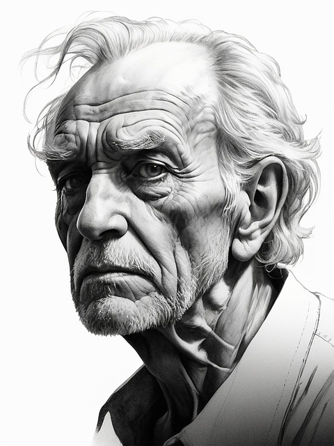Download free HD stock image of Old Man Grandfather Free old man grandfather portrait illustration