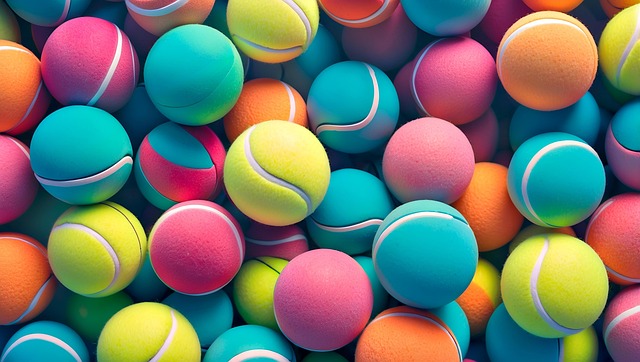 Free ai generated tennis balls cricket balls illustration