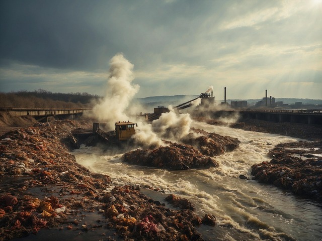Free pollution smoke industry illustration