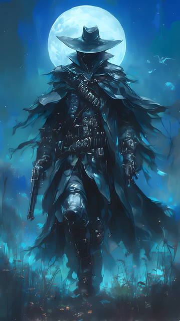 Free gothic dark hat illustration