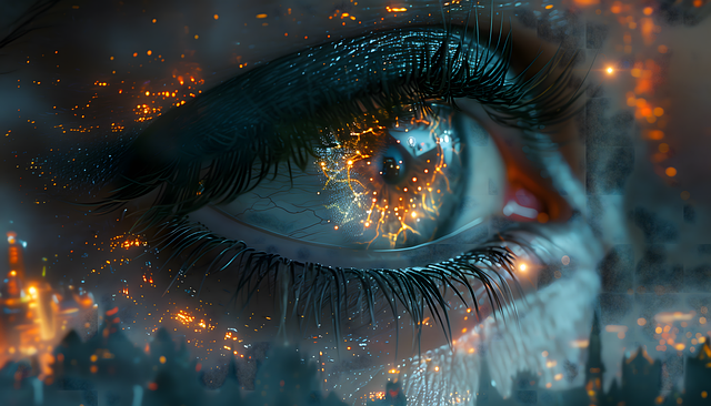 Free eyes grey eyes city illustration
