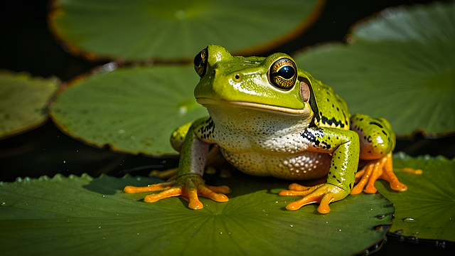Free frog nature animal illustration