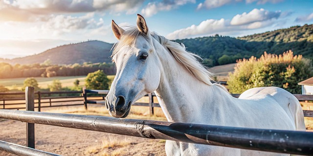 Free horse meadow animals illustration