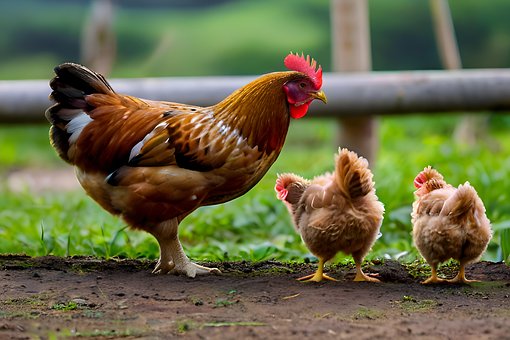Gallinas, Mañana, Amanecer