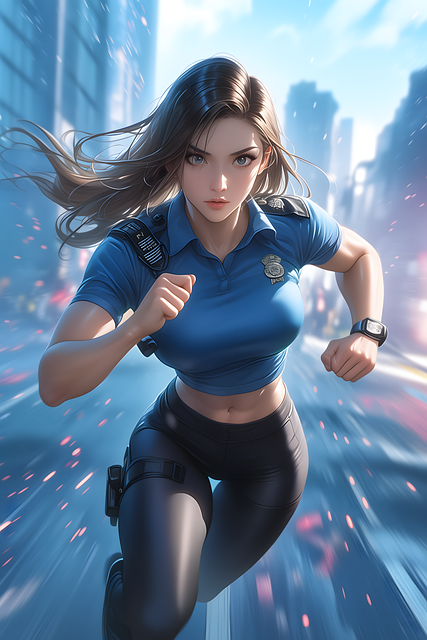 Free comic woman girl illustration