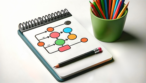 Ai Generiert, Flussdiagramm, Diagramm