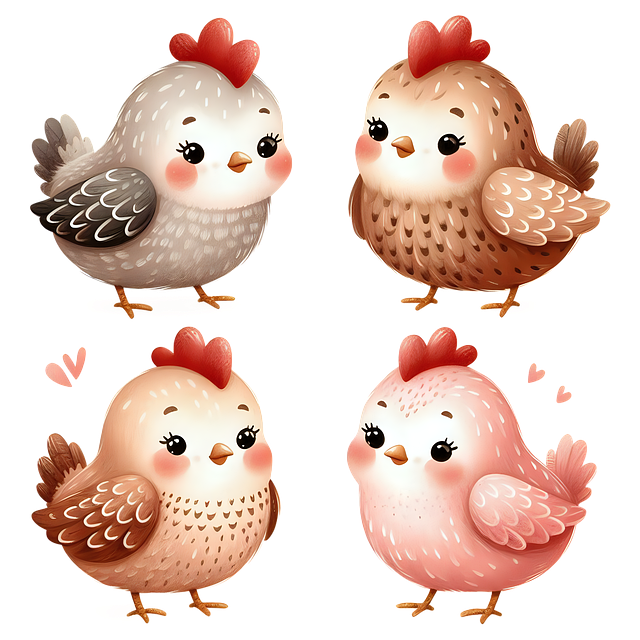 Download free HD stock image of Birds Chicken Free birds chicken rooster illustration