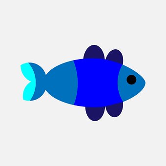 Free Fish Blue illustration and picture