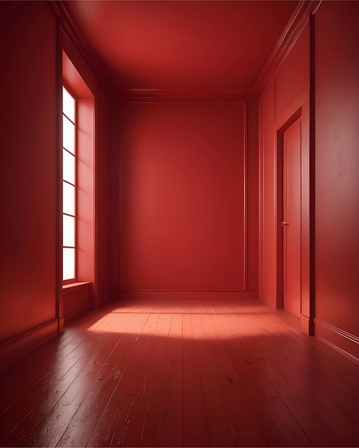 Free minimalism space red illustration