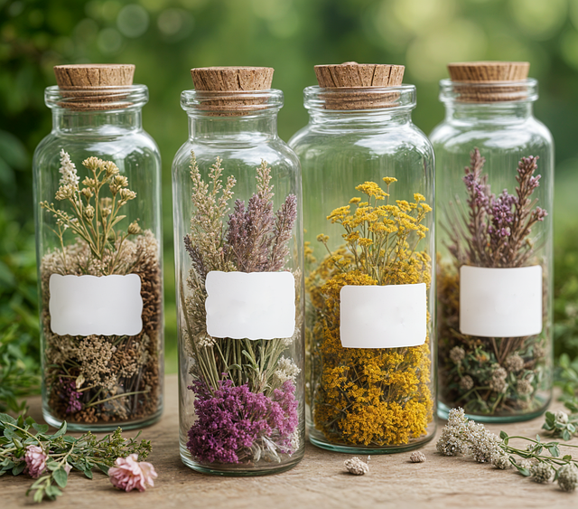 Free nature flora glass illustration