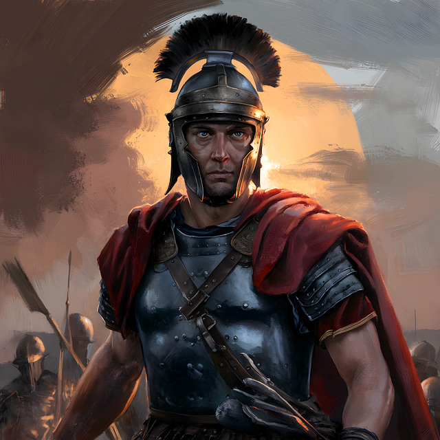 Free ai generated man knight illustration