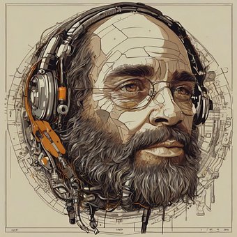 Ai Generiert, Mann, Wissenschaft, Logo