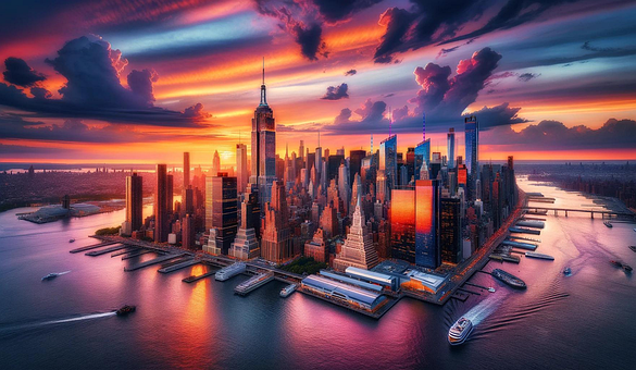 Ai Generiert, Gebäude, New York