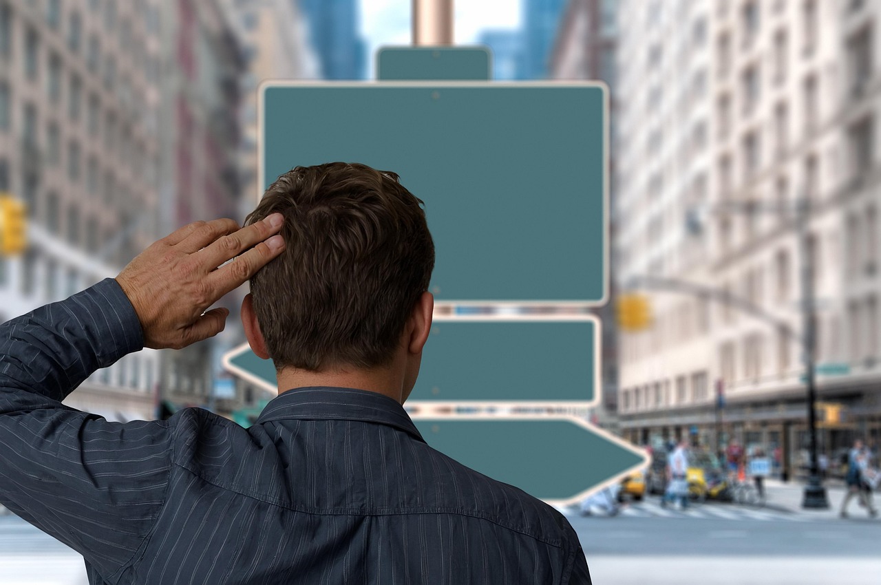 Download free HD stock image of Ai Generated Man Free ai generated man road sign illustration