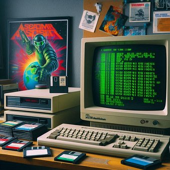 Ai Generado, Computadora, Clásico, Viejo