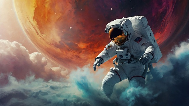 Free Ai Generated Astronaut illustration and picture