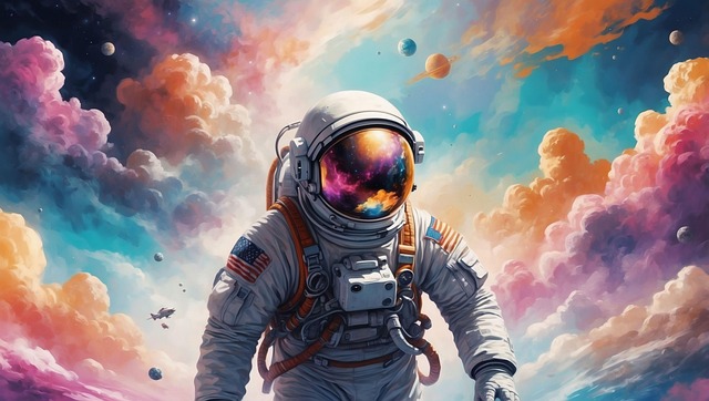Free Ai Generated Astronaut illustration and picture