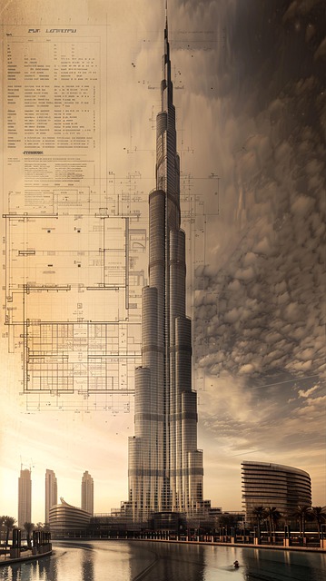 Free ai generated architecture buildings illustration