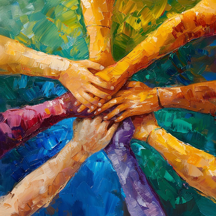 Download Ai Generated Unity Hands Royalty Free Stock Illustration