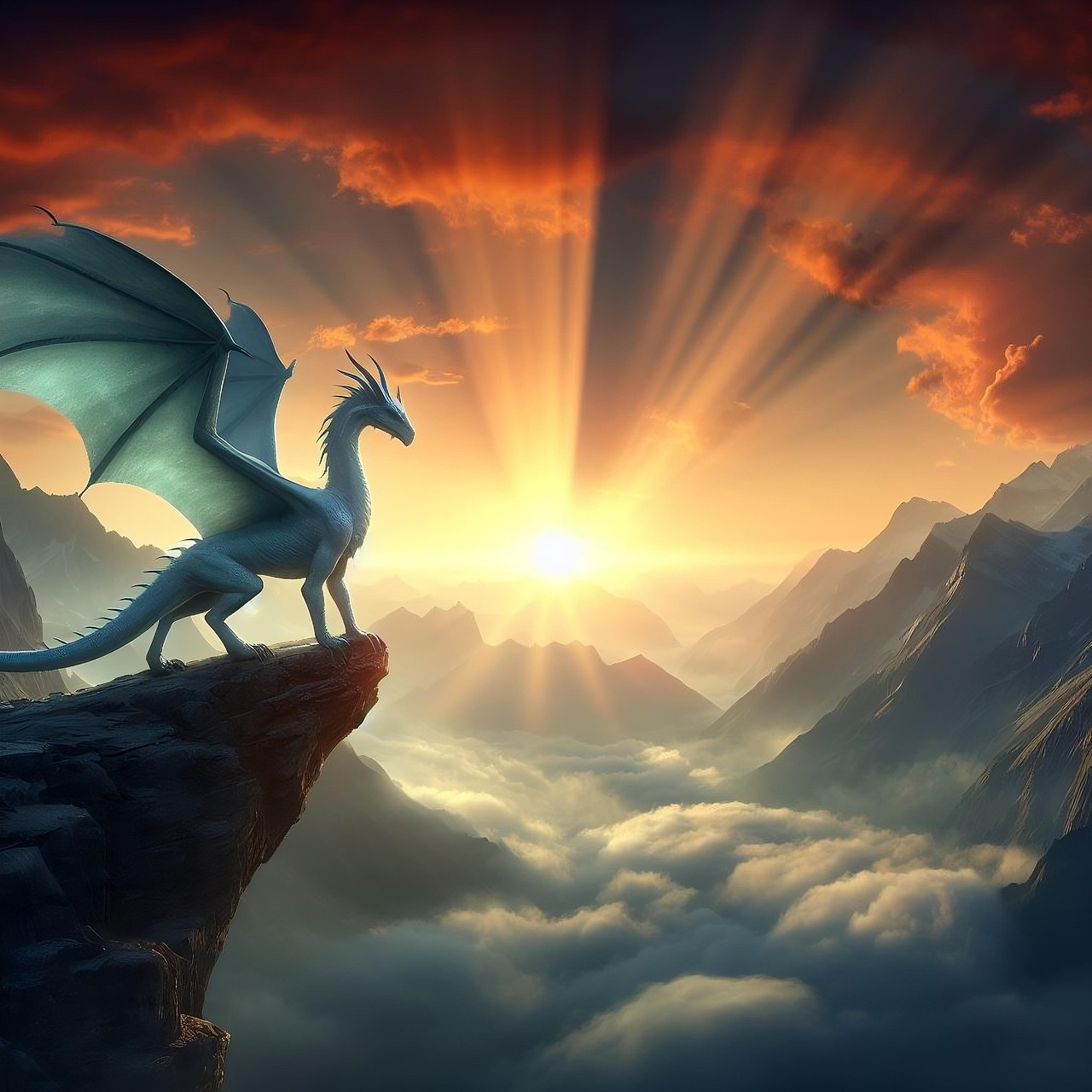 Download Ai Generated, Dragon, Reptile. Royalty-Free Stock Illustration ...