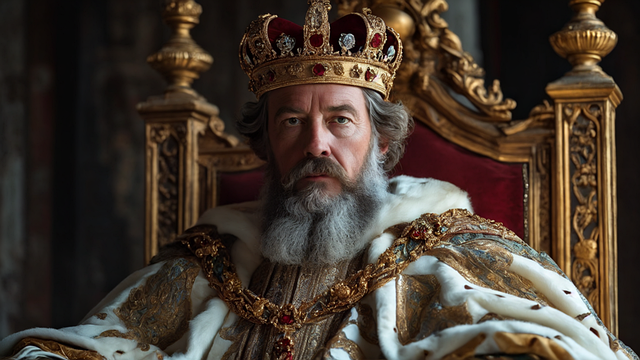 Free ai generated king crown illustration