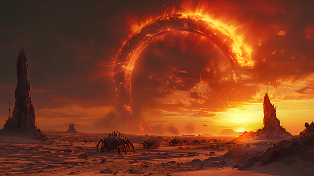 Ai Gerado, Sol, Extraterrestre, Ufo