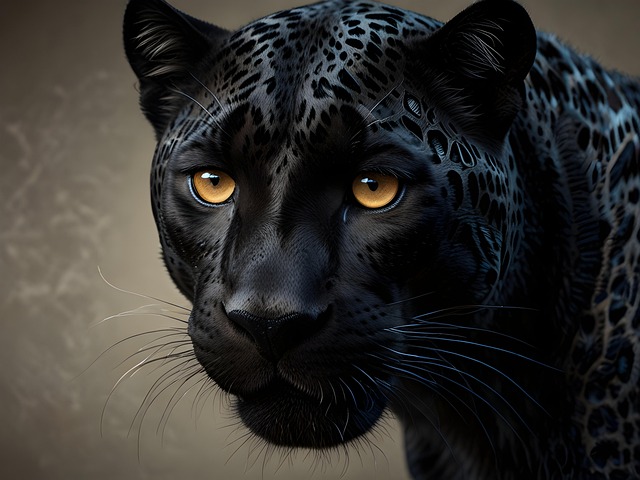 Free Ai Generated Panther illustration and picture