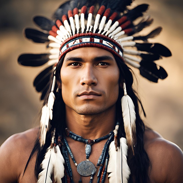 Free ai generated man warrior illustration