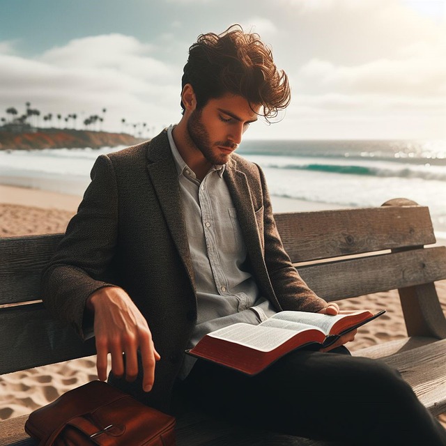 Free bible reading study illustration