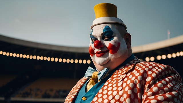 Free clown mime pantomime illustration