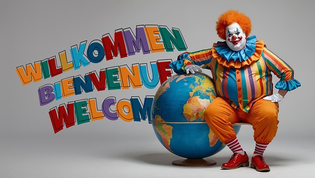 Free clown overweight obesity illustration