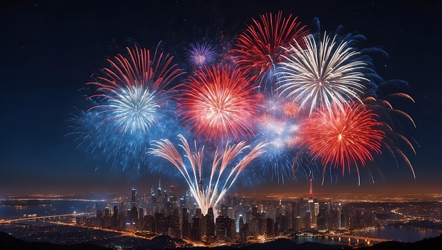 Free firework congratulations memory illustration