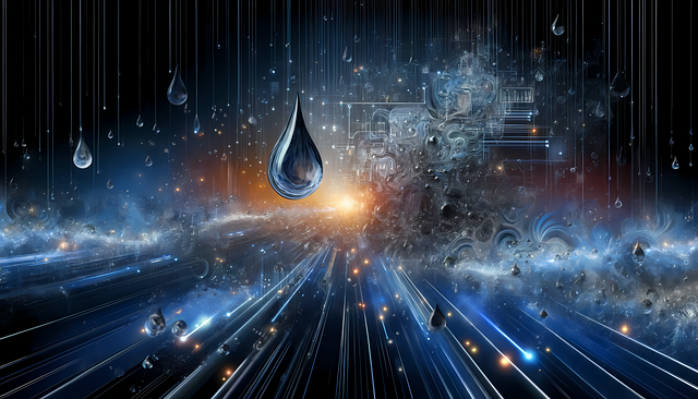 Free ai quantum computing math illustration