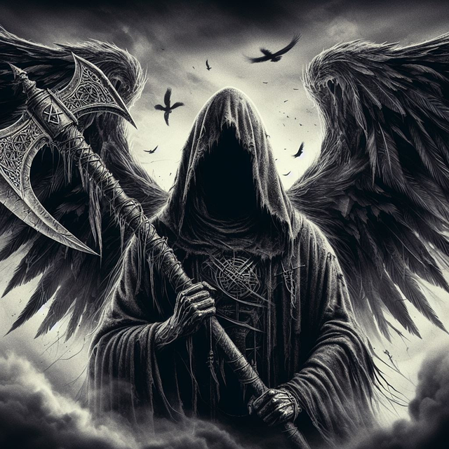Free demon winged demon nazgul illustration