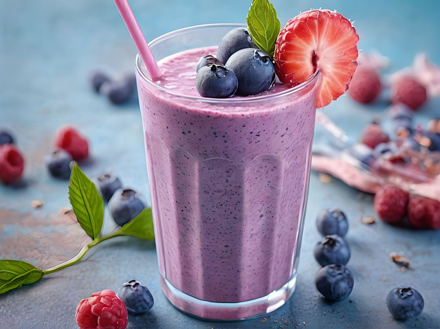 Free drink smoothie berry illustration