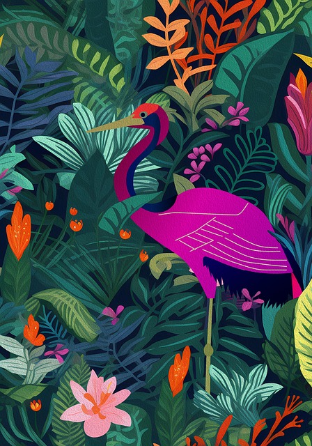 Free bird art wildlife illustration