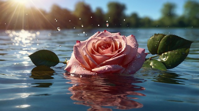 Free rose flower nature illustration