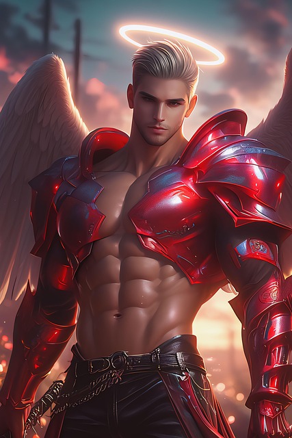 Om, Muscular, Model, Florin C, Artă