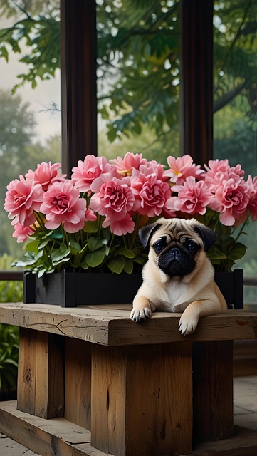 Free Animal Pug illustration and picture