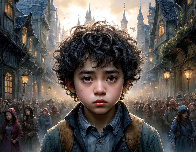 Download free HD stock image of Child Androgynous Free child androgynous masterpiece illustration